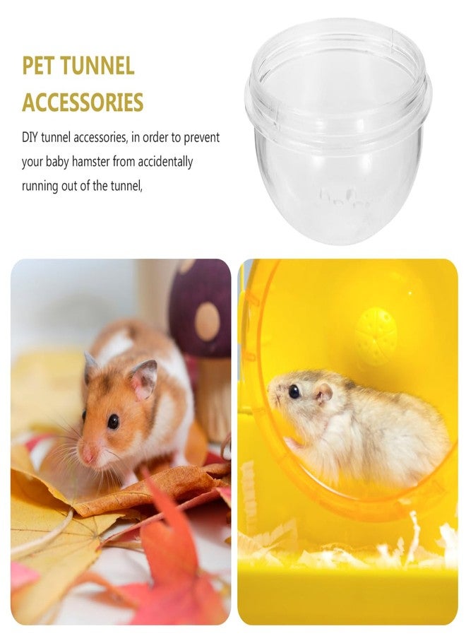 FONDOTIN Pet Tunnel Plugs 3-Pack Small Animal Cage External Interface Seal for Hamsters Gerbils Mice DIY Tube End Caps with Ventilation Hole - Image 5